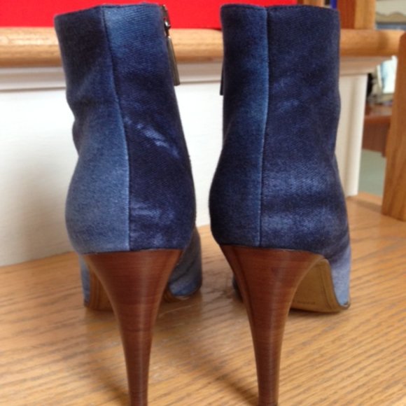 CLAUDIA CIUTI BOOTS , Size: 7.5 M Color Blue Made in ITALY - Picture 4 of 8